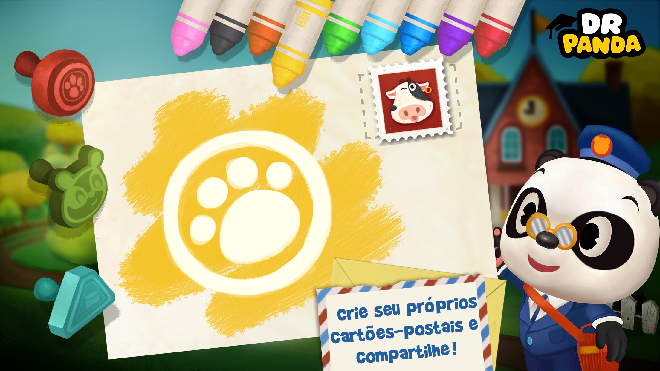 Screenshot do app Dr. Panda Carteiro