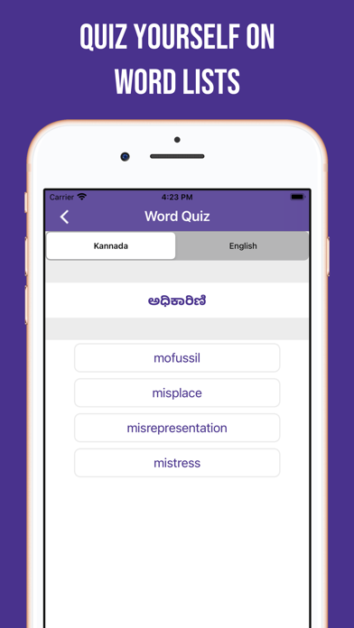Kannada-English Dictionary Screenshot