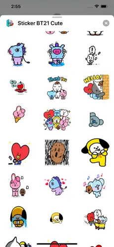 Screenshot 5 Sticker BT21 Cute iphone