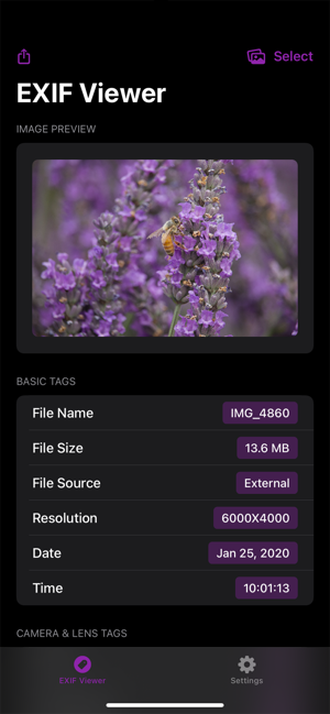 ‎MetaKit | Photo EXIF Viewer Screenshot