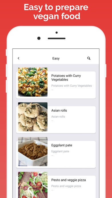 Screenshot #1 pour Vegan recipes Nutrition New