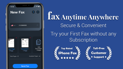 FaxPlus: Send Fax from iPhone Screenshot