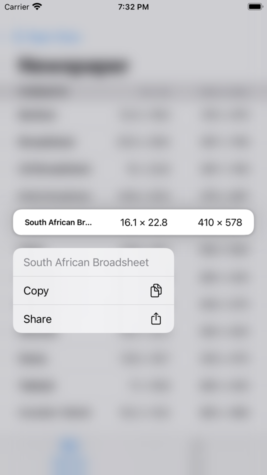 #4. Paper Size (iOS) De: Dirk Einecke