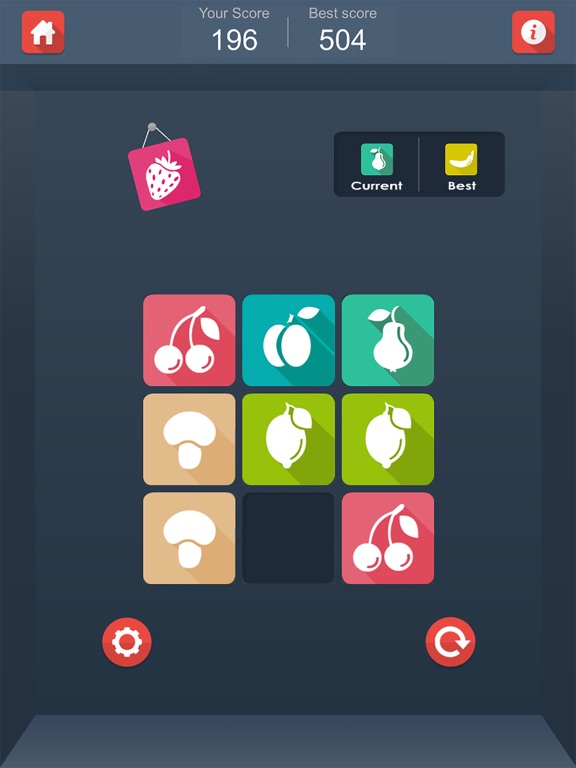 Screenshot #5 pour 2048 puzzle - Fruit Hero merge