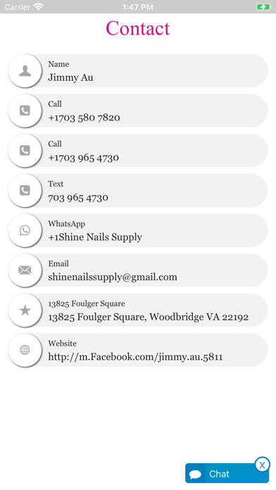 Shine Nail Supply Screenshot
