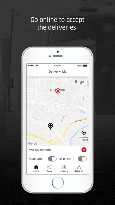 OrderNow.ca Driver App Screenshot