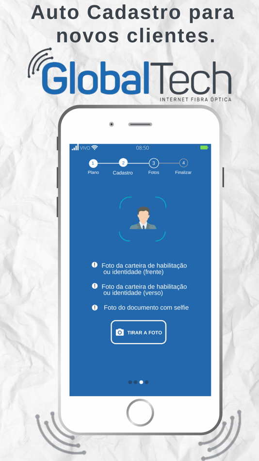 #2. GlobalTech Telecom (iOS) By: HubSoft