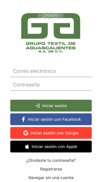 Grupo Textil de Aguascalientes Screenshot