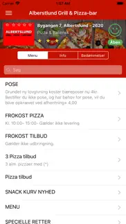 alberstlund grill & pizza bar iphone screenshot 1