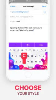color keyboard - themes, fonts iphone screenshot 4