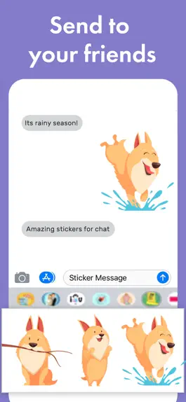 Game screenshot Lucky Dog Animated Stickers hack