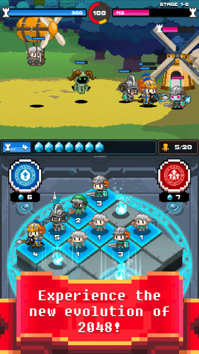 Heroes Battle 2048 Screenshot