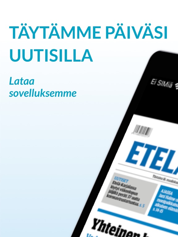 Screenshot #4 pour Etelä-Saimaa, päivän lehti