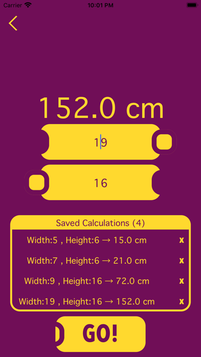 Math: Triangle Area Calculator Screenshot