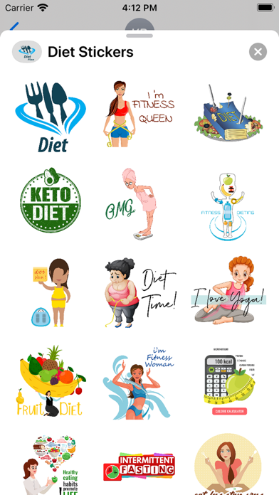 Diet Stickers 2021 Screenshot