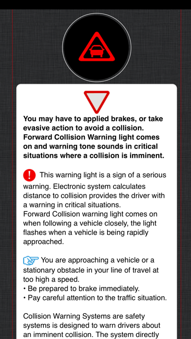 KIA Warning Lights Meaning Screenshot
