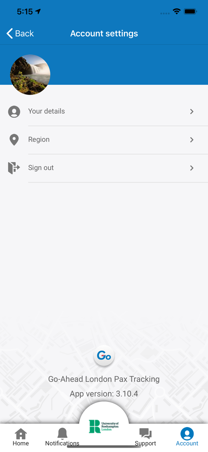 Go-Ahead London Pax Tracking
