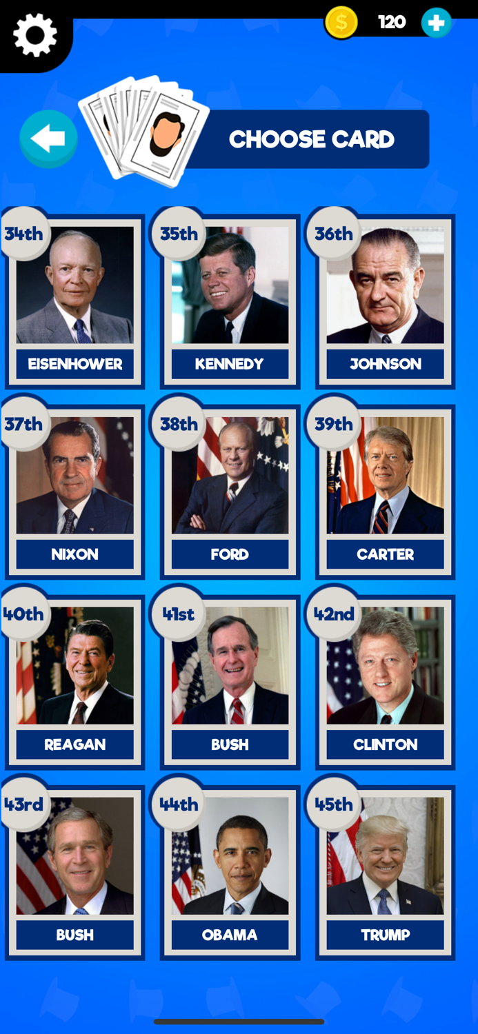 USA Presidents and History Quiz