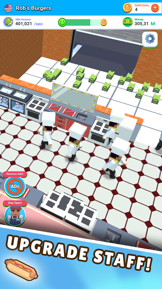 #3. Idle Diner: Restaurant game (iOS) 由: Playstack Ltd