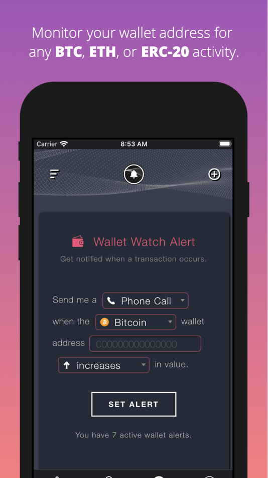 #5. Cryptocurrency Alerting (iOS) 由: Cryptocurrency Alerting, LLC