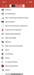 Motorcraft Product Information screenshot #2 for iPhone