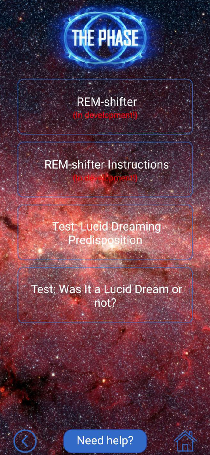 Phaser - Lucid Dreaming Tools