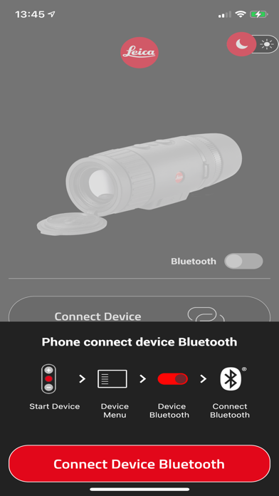 Leica Calonox Sight Screenshot