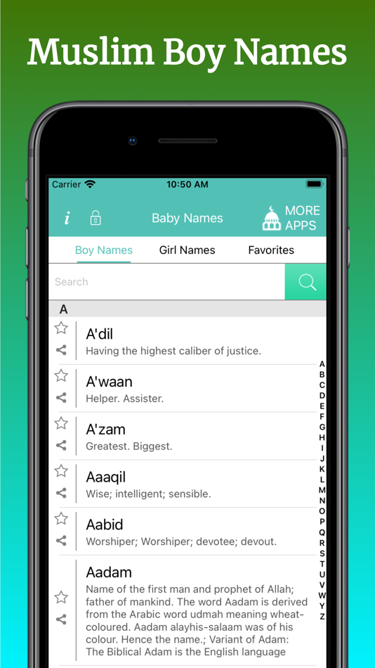 Muslim Baby Names - Islam - 3.0 - (iOS)