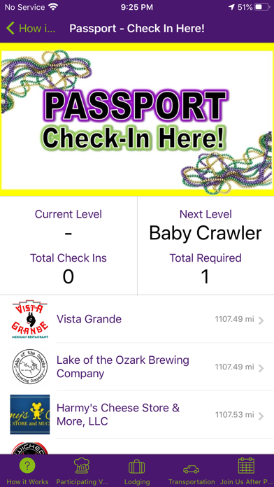LOZ Mardi Gras Pub Crawl Screenshot