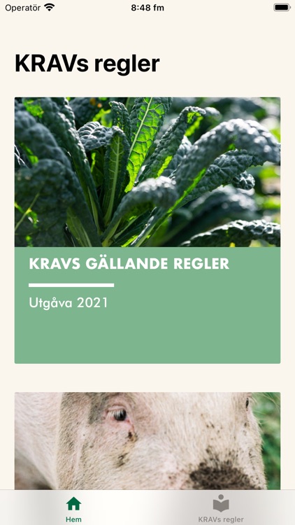 KRAVs Regler