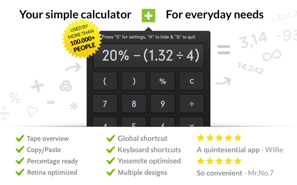 Calculator Pro • Topbar App - 3.6.1 - (macOS)