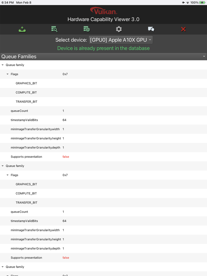 Vulkan Capabilities Viewer