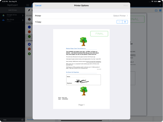 Screenshot #6 pour Sign Expert - eSign PDF, Word