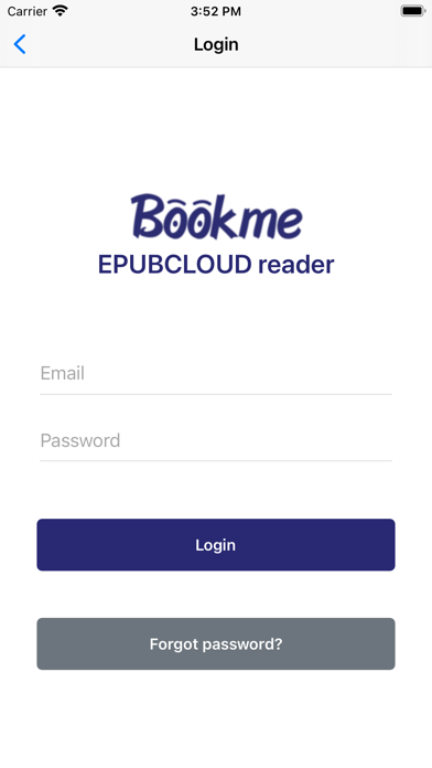 Screenshot #1 pour Bookme EPUBCLOUD reader