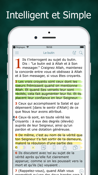 Screenshot #1 pour Ecouter le Coran en Français