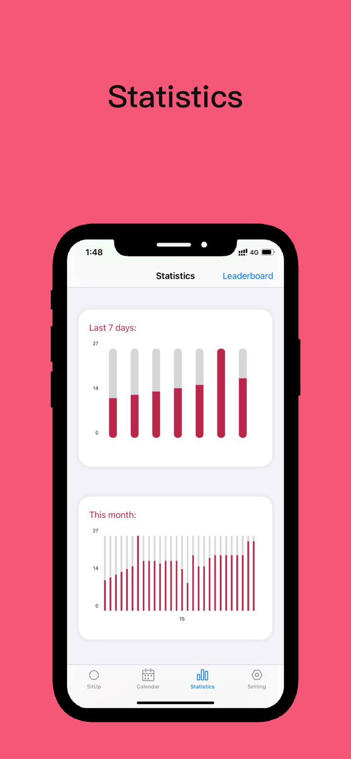仰卧起坐 - 自动运动锻炼小助手 screenshot 1
