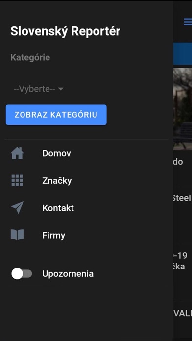 Slovenský reportér Screenshot