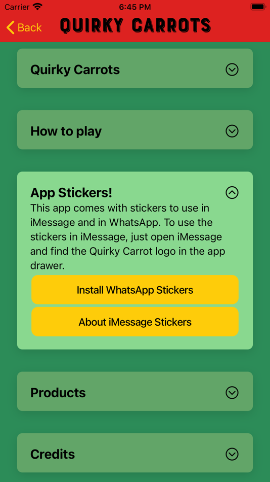 #8. Quirky Carrots Memory Game (iOS) 由: Jan Misker