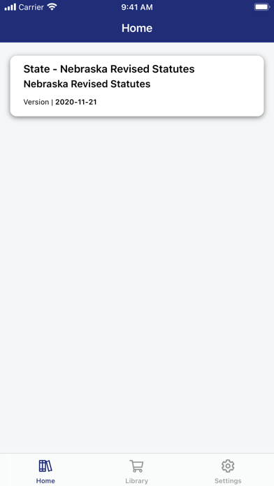 Screenshot #1 pour Nebraska Revised Statutes