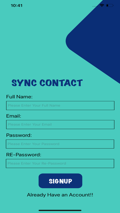 Screenshot #2 pour Sync Contacts App