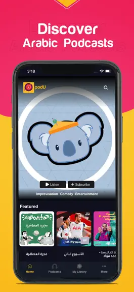 Game screenshot podU: Stream Arabic Podcasts mod apk