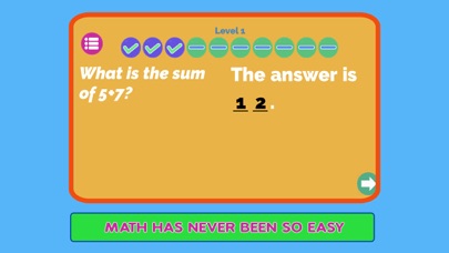 Screenshot #1 pour Maths Calcul Mental Enants App