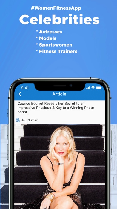 Woman Fitness Magazine Screenshot