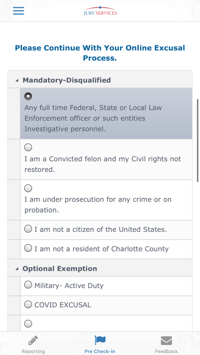 myJuryServices iPhone screenshot 7 - Business app