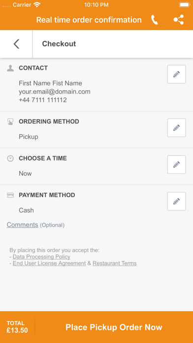 Yeung Express Takeaway London Screenshot