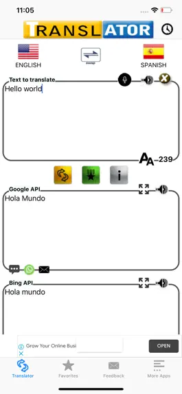 Game screenshot Spanish Translator Pro mod apk