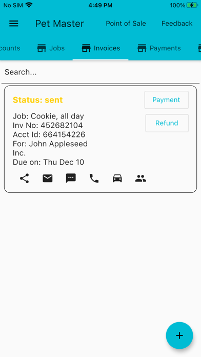 Pet Master Business Manager Screenshot