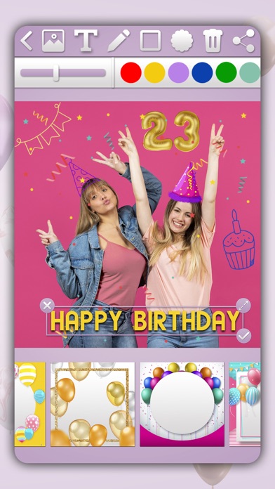 Birthday Frames Collection Screenshot