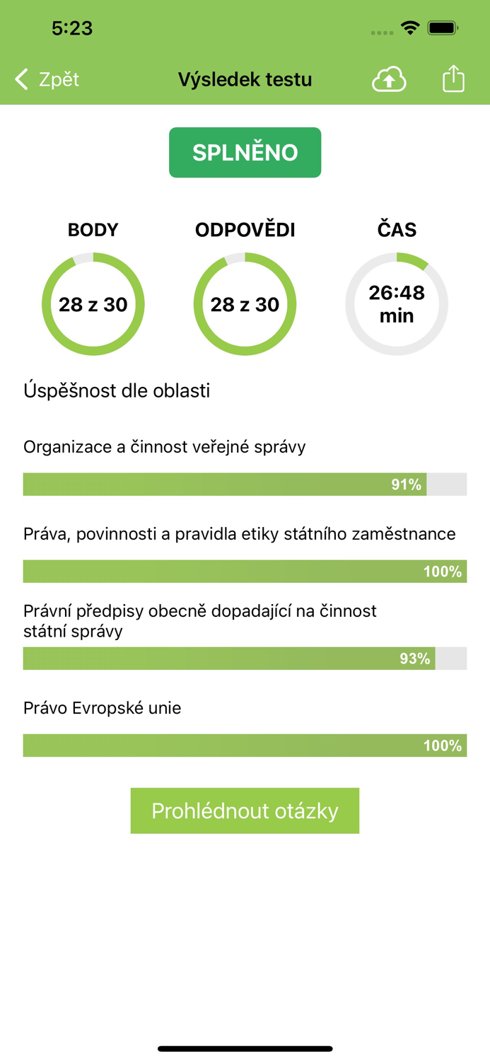 Úřednická zkouška 2024