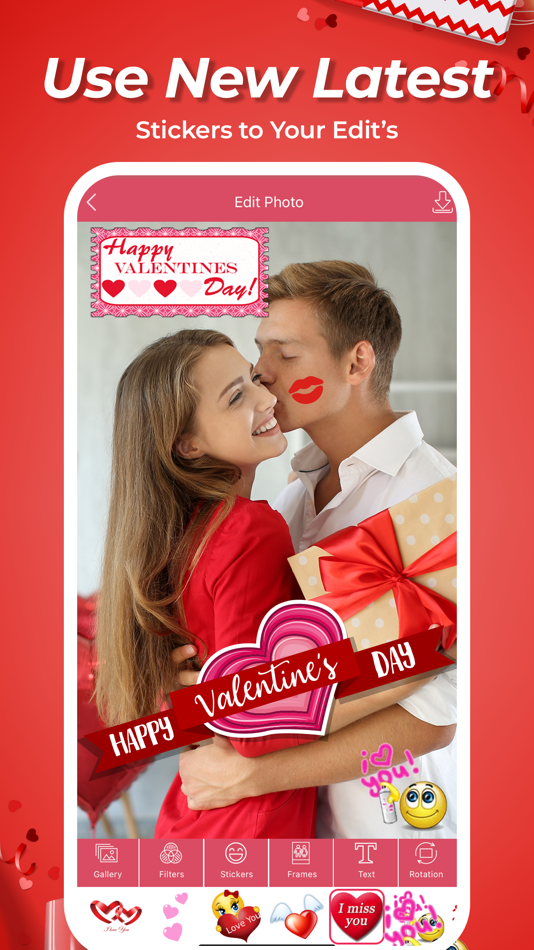 #5. Valentine’s Week Frames (iOS) Podle: Arti Sharma